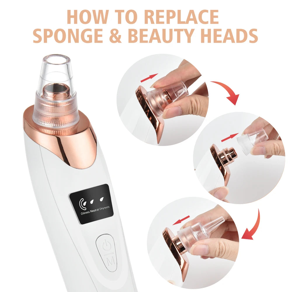 Advanced Pore Cleaner: Safe, Customizable, and Rechargeable for All Skin Types