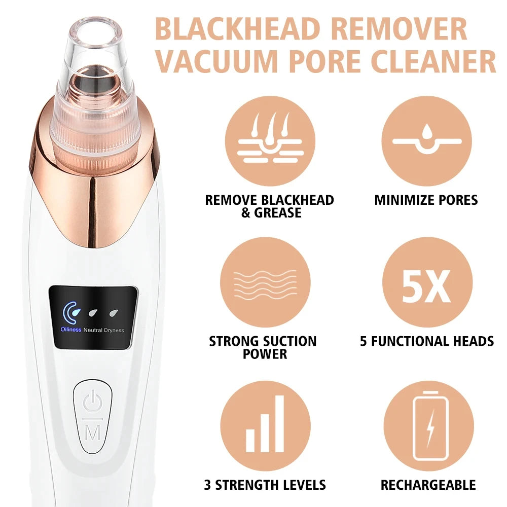 Advanced Pore Cleaner: Safe, Customizable, and Rechargeable for All Skin Types